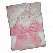 "МоёДитё" комплект на выписку из 6 предметов розовый 135С-2Ш (зима) "Вербена"